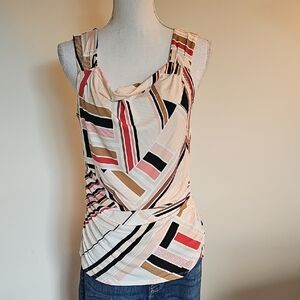 White House Black Market Multicolor Tank Top